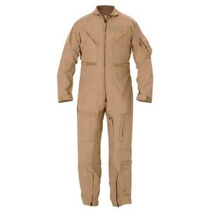 Authentic US Military Flyers Desert Tan Flight Suit CWU-27/P NOMEX size 44S NEW